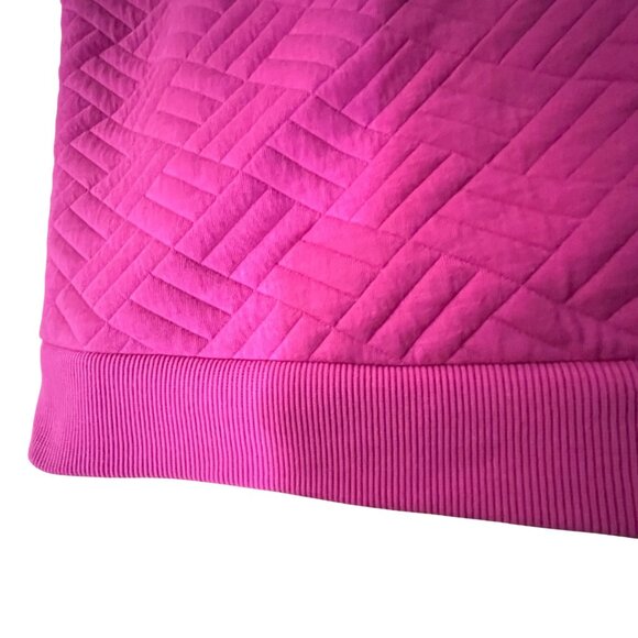 T by Talbots Womens 3X Pink Quilted Shawl Collar Pullover Used - Picture 15 of 15